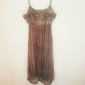 Silk tunic dress, size S, O187